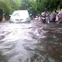 Hujan Sejam, Dharmawangsa Lagi-lagi Banjir