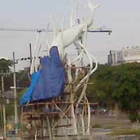 Salah Desain, Patung Suro & Boyo Dibangun Ulang