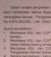 Rincian Pengadaan Cincin Emas & Lencana Anggota DPR