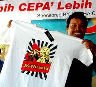 Kaos Unik ala JK-Wiranto