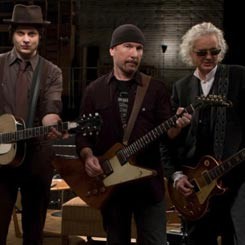 The Edge U2, Jimmy Page & Jack White Ngerock di Film