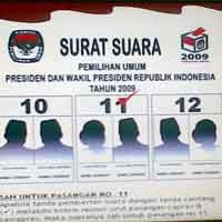 Contreng Surat Suara Pilpres Lebih dari Satu, Tidak Sah
