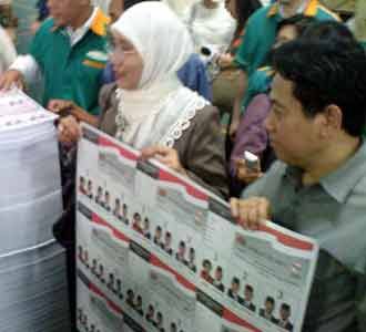 KPU Sidak ke Percetakan Surat Suara 