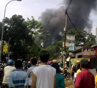 Pangkalan Minyak Terbakar