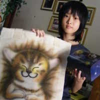 Tekuni Airbrush di Sela Sekolah