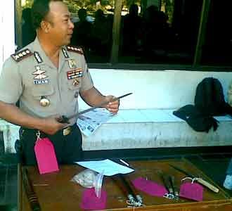 Sembilan Anggota Geng Motor Dibekuk