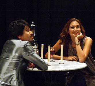 Nadine Mesra dengan Aryo Wahab