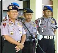 Brimob Gelar Konferensi Pers
