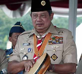 SBY Buka Perkemahaan Santri