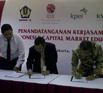 Pusat Pendidikan Pasar Modal Diresmikan
