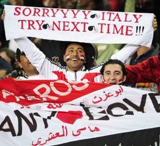 Mesir, Afrika Pertama Kalahkan Italia