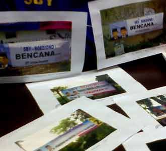 Spanduk SBY-Boediono Bencana Beredar