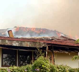 Hanggar Tua PT DI Terbakar