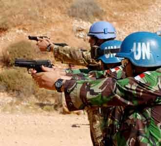 Konga Juara Lomba Menembak se-UNIFIL