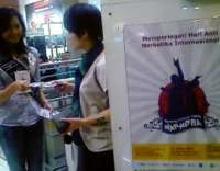 APAN Sosialisasi Narkoba di Mal