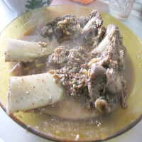 Sop Konro Plus Pisang Ijo... Hmm Sedap!