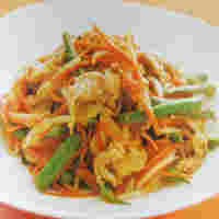 Tumis Daging Sayuran Pedas