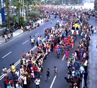 Kemeriahan HUT Jakarta