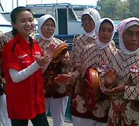 Putri JK Kampanye di Pulau Seribu