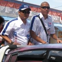 Pemain Persib Ramaikan Pawai Kampanye SBY-Boediono 