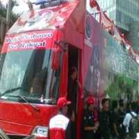 Mega-Prabowo Tinggalkan Bundaran HI, Lalin Kembali Lancar