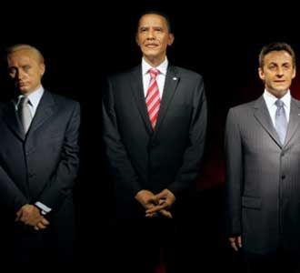 Patung Lilin Obama di Paris