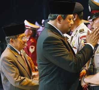 SBY-JK Hadiri HUT Bhayangkara