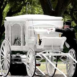 Kereta Kuda Putih Jadi Kendaraan Jacko Menuju Pemakaman