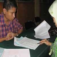 Peserta Tuna Netra Ikut Ujian Masuk PTN