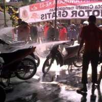 Target Cuci 5 Ribu Motor Untuk Sabet MURI