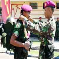 Komandan Brigif-1 Mar Terima Satgas Marinir Pulau Terluar