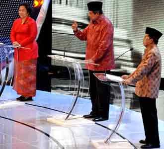 Serunya Debat Capres Final