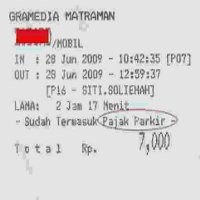 Ada Pajak Parkir 16.67% di Toko Buku Gramedia Matraman 