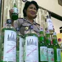 Penjual Miras di Sambi Kerep Diamankan