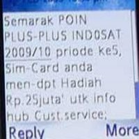 Hati-hati Mendapat SMS Poin Plus Plus dari Indosat 