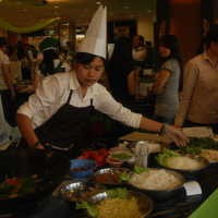 108 Makanan Vegetarian Dipamerkan di Riau Junction