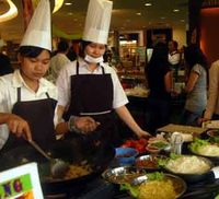 Bazar Vegetarian di Riau Junction