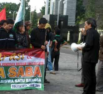 Kawal SBY, Gema Saba DIY Deklarasi