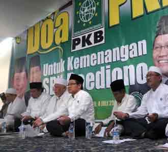 Doa PKB untuk SBY-Boediono