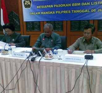 BBM dan Listrik Aman Menjelang Pilpres