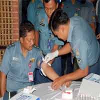 Ribuan Anggota TNI AL Jalani Tes HIV/AIDS