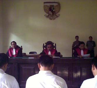 Sidang Vonis 3 Pelancong Lampung