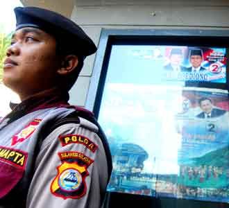 Kantor DPD PD Sulsel Dijaga Ketat