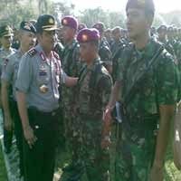 H-1 Pilpres, TNI-Polri Apel Bersama