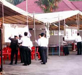 Persiapan Pilpres di Johor Bahru