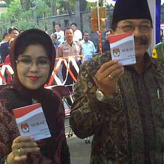 Gubernur Jatim Memilih Presiden