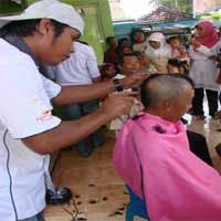 Kompak Nyontreng No 2, Warga Kampung SBY Gundul Massal