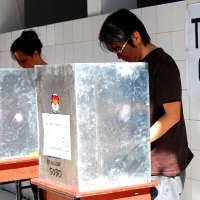  Melongok Pencontrengan di Kampung Cina Makassar