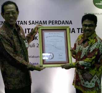 Metropolitan Kentjana, Tamu ke-6 BEI