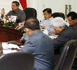 SBY-JK Rapat Bersama Polri-KPK